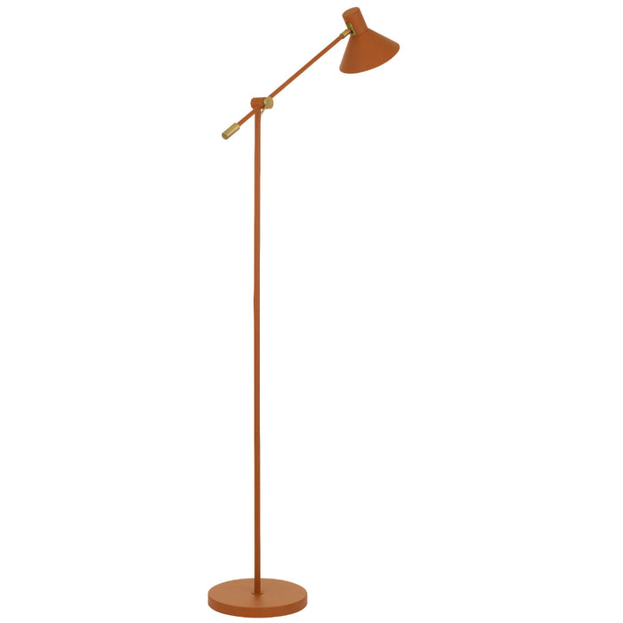 Olav Floor Lamp Orange / Satin - OLAV FL-OG