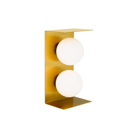 Buy Wall Sconce Australia Olio 2 Light Wall Light Antique Gold & Opal Matt - OLIO WB2-AGOP