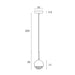 Buy Mini Pendants Australia Oneta Pendant 1 Light White Iron - ONETA PE01-WHCL