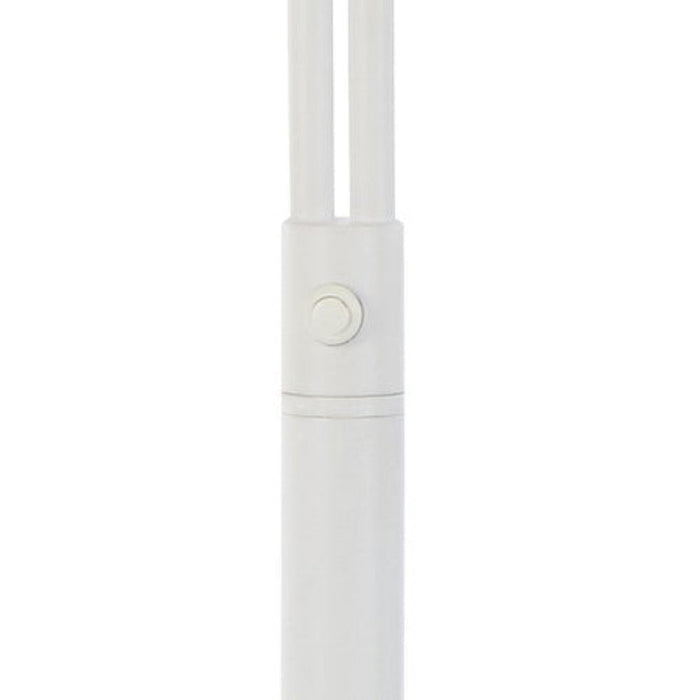 Buy Floor Lamps Australia Oneta Floor Lamp 2 Lights White Matt Iron Clear Acrylic - ONETA FL2-WHCL