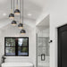Buy Cluster Pendants Australia Oneta 5 Lights Pendant Lights Black Iron - ONETA PE05-BKCL