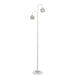 Buy Floor Lamps Australia Oneta Floor Lamp 2 Lights White Matt Iron Clear Acrylic - ONETA FL2-WHCL
