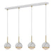 Buy Island Pendant Lights Australia Oneta Pendant 4 Lights White Iron - ONETA PE04-WHCL