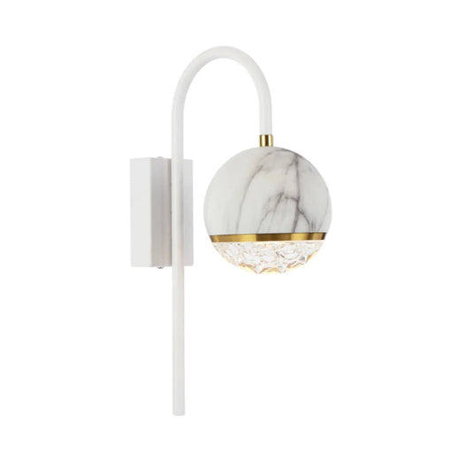 Buy Exterior Wall Lights Australia Oneta Exterior Wall Light ARM White Iron - ONETA WBA-WHCL