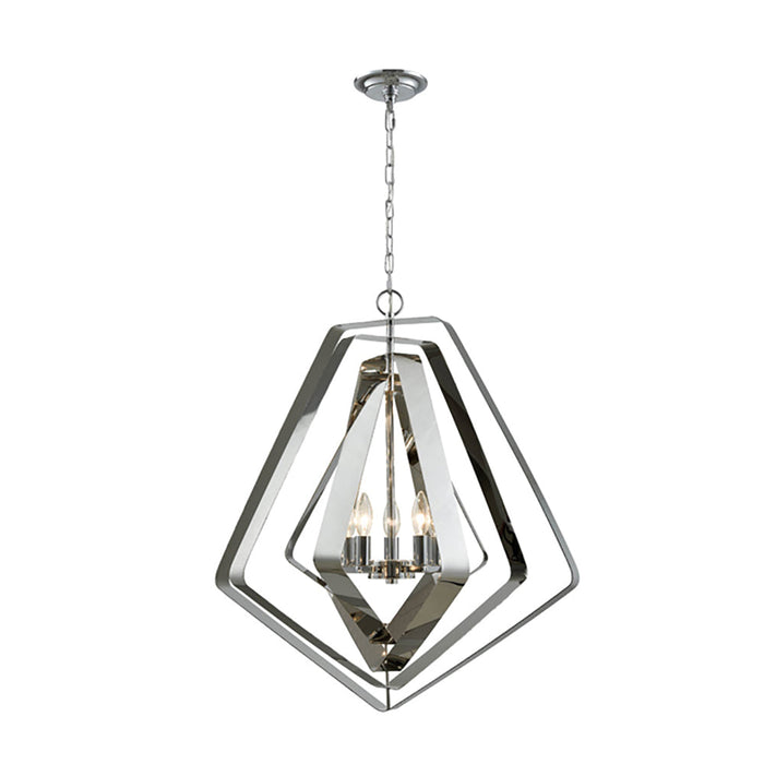 Buy Pendant Lights Australia ORBITA 5 Light Pendant Polished Nickel - ORBITA5