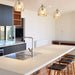 Buy Pendant Lights Australia ORDITO 1 Light Glass Pendant Champagne - ORDITO1