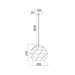 Buy Pendant Lights Australia Interior Small Dome Carved 1 Light Pendant White - ORIGAMI1