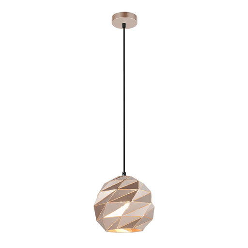 Buy Pendant Lights Australia Interior Small Dome Carved 1 Light Pendant Rose Gold - ORIGAMI2