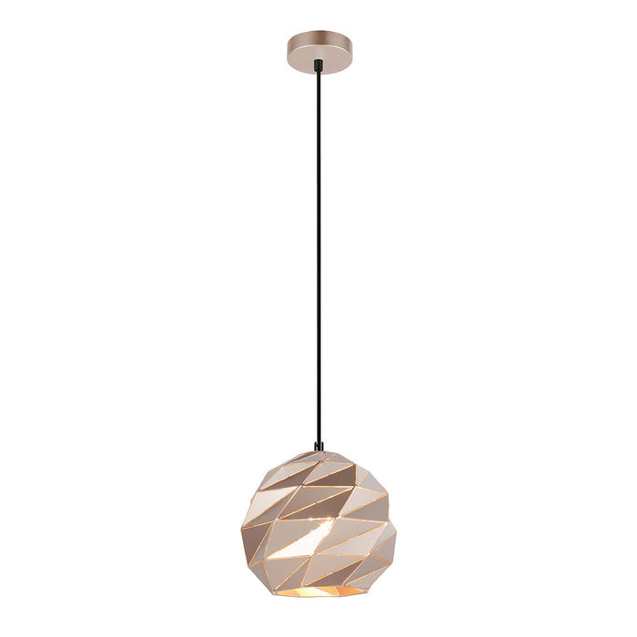 Buy Pendant Lights Australia Interior Small Dome Carved 1 Light Pendant Rose Gold - ORIGAMI2