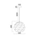 Buy Pendant Lights Australia Interior Large Dome Carved 1 Light Pendant Matt Grey - ORIGAMI6