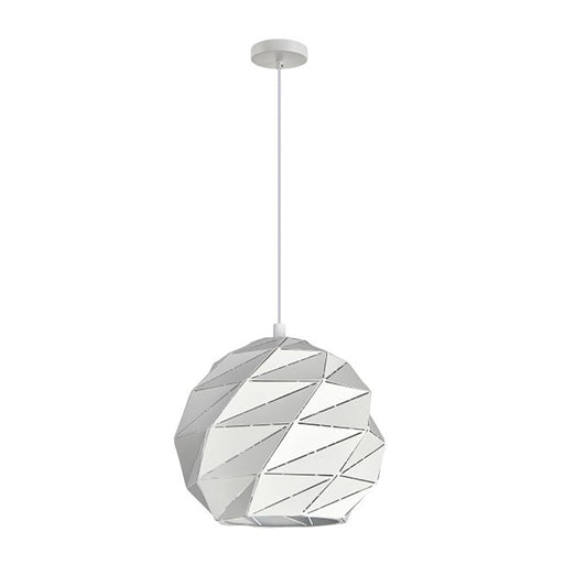 Buy Pendant Lights Australia Interior Large Dome Carved 1 Light Pendant White - ORIGAMI4