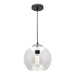Buy Pendant Lights Australia Orpheus Pendant Light W250mm Black Metal - ORPH1PSBLK