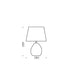 Buy Table Lamps Australia Orson Table Lamp Black Ceramic - ORSON TL-BKBK