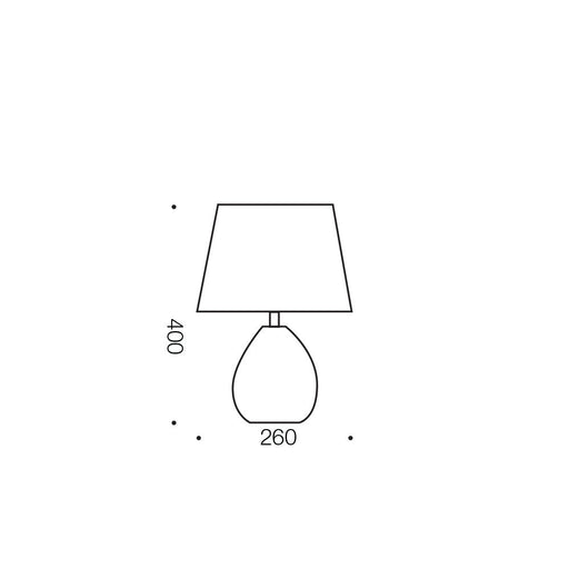 Buy Table Lamps Australia Orson Table Lamp White Ceramic - ORSON TL-WHWH