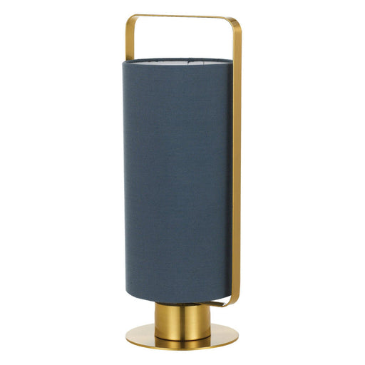 Buy Table Lamps Australia Orwel 1 Light Table Lamp Blue, Antique Gold ORWEL TL-BLAG
