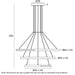 Buy LED Pendants Australia OSTROM LED Pendant 3 TIER Gold 3000K - OSTROM PE3T-CG
