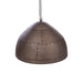 Buy Pendant Lights Australia P51 Small 1 Light Iron Riveted Dome Pendant Antique Copper - ZAF10308
