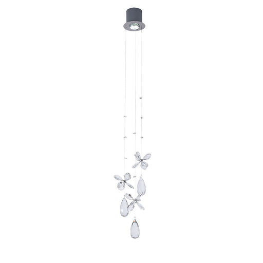 Buy Pendant Lights Australia Paradis 1 Light Pendant Chrome, Clear PARADIS PE1-CH