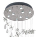 Buy Pendant Lights Australia Paradis 9 Light Crystal Pendant Chrome & Clear - PARADIS PE135-CH