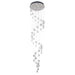 Buy Pendant Lights Australia Paradis 9 Light Pendant Chrome, Clear PARADIS PE251-CH