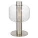 Buy Table Lamps Australia Parola 1 Light Table Lamp Nickel / Clear - PAROLA TL-NKCL