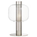 Buy Table Lamps Australia Parola 1 Light Table Lamp Nickel / Clear - PAROLA TL-NKCL