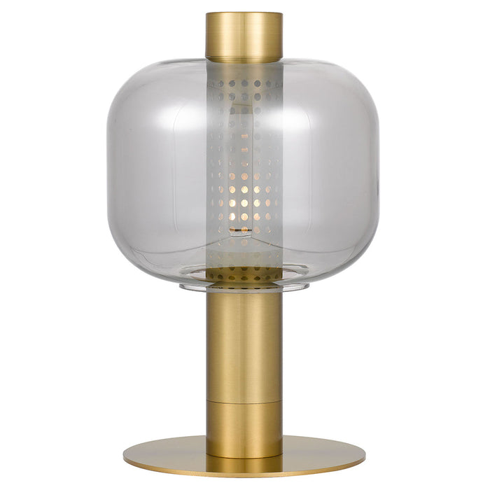 Buy Table Lamps Australia Parola 1 Light Table Lamp Gold / Smoke - PAROLA TL-GDSM