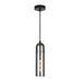 Buy Mini Pendants Australia PASTILLE Round Top Cylinder 1 Light Pendant In Satin Chrome With Smoke Glass - PASTILLE1