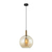 Buy Pendant Lights Australia Interior Amber Wine Glass Shape With Bronze Highlight 1 Light Pendant - PATERA3