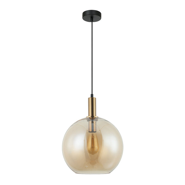 Buy Pendant Lights Australia Interior Amber Wine Glass Shape With Bronze Highlight 1 Light Pendant - PATERA3