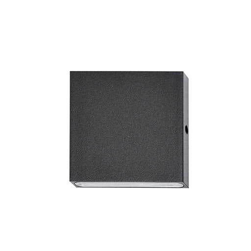 Buy Exterior Wall Lights Australia PDL 12V LED Exterior Surface Mounted Square Pillar Wall Light 3W 3000K Black IP65 - PDL1SQBL
