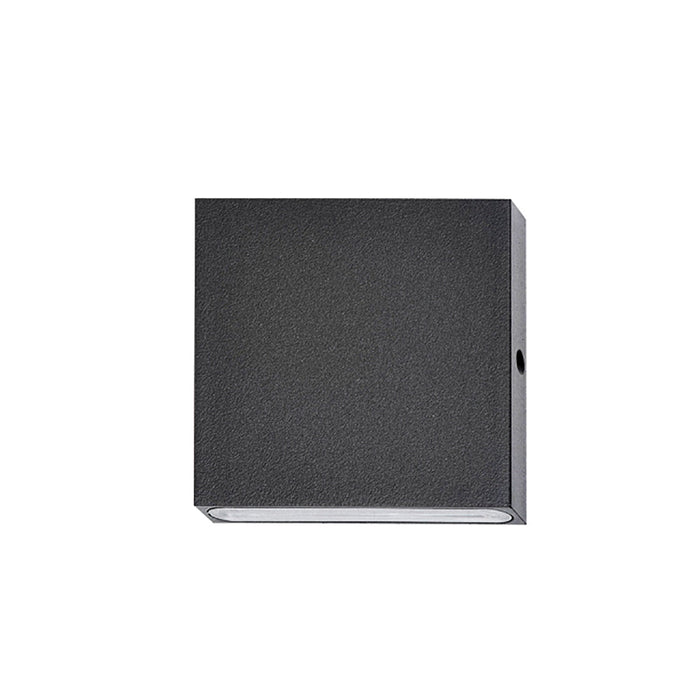 Buy Exterior Wall Lights Australia PDL 12V LED Exterior Surface Mounted Square Pillar Wall Light 3W 3000K Black IP65 - PDL1SQBL