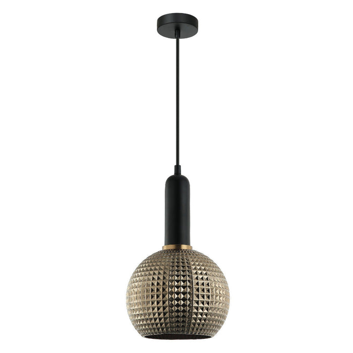 Buy Pendant Lights Australia Pelota 1 Light Pendant Chrome Glass Wine Glass Shape - PELOTA5