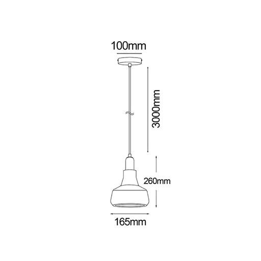 Buy Pendant Lights Australia Penola 1 Light Black Smoke Glass Pendant - PENOLA