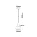 Buy Pendant Lights Australia Penola 1 Light Black Smoke Glass Pendant - PENOLA