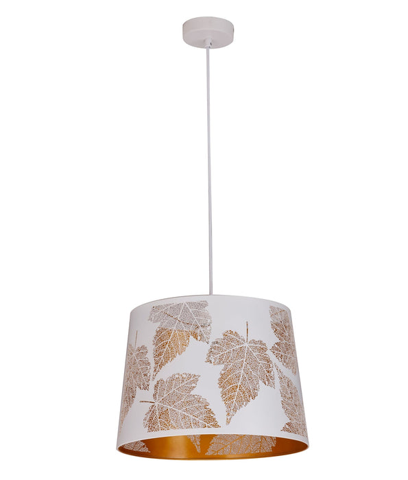 Penshade Maple Leaf Pattern Pendant Light Iron White - PENSHADE10