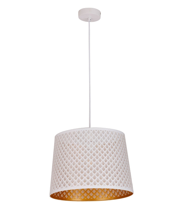 Penshade Geometry Pattern Pendant Light Iron White - PENSHADE14