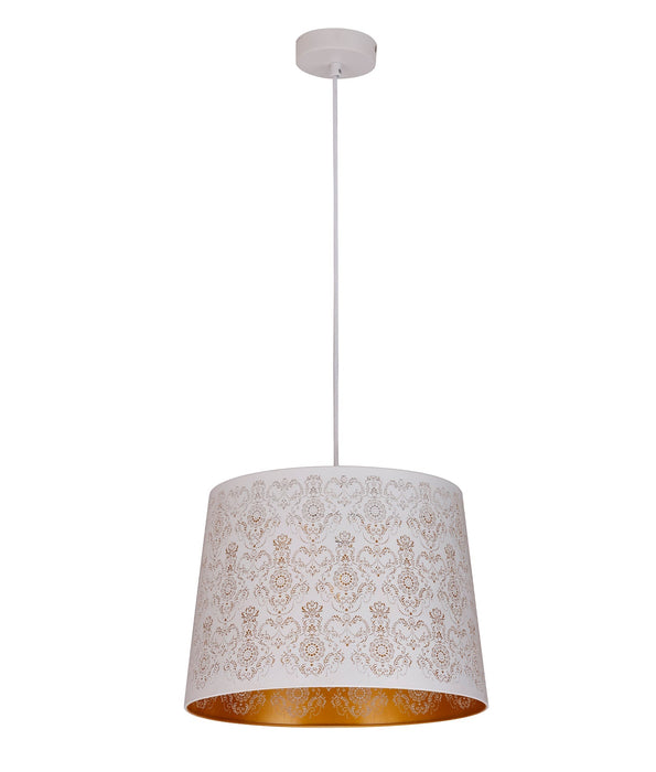 Penshade Fleur Pattern Pendant Light Iron White - PENSHADE6