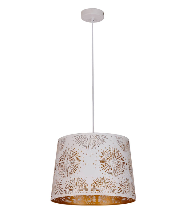 Penshade Starburst Pattern Pendant Light Iron White - PENSHADE8