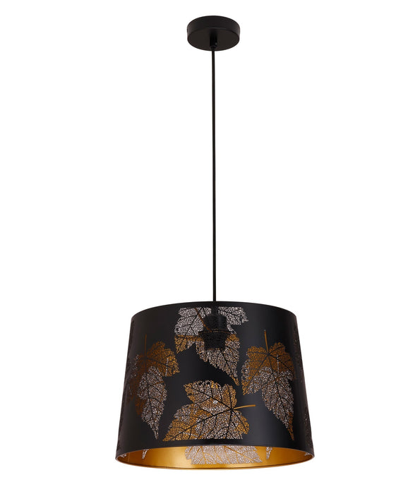 Penshade Maple Leaf Pattern Pendant Light Iron Black - PENSHADE9