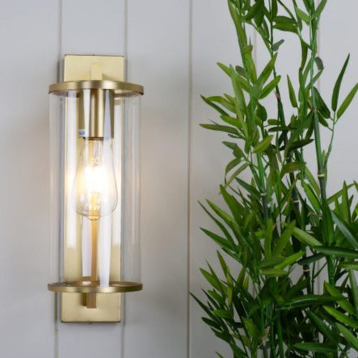 Buy Wall Sconce Australia Perova 1 Light Small Wall Light Brass - PEROVA EX40-BRS