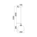 Buy Pendant Lights Australia Interior Black Smoke Wine Glass Shape With Antique Brass Highlight 1 Light Pendant - PESINI2