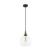 Buy Pendant Lights Australia Interior Clear Wine Glass Shape With Antique Brass Highlight 1 Light Pendant - PESINI1