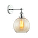 Buy Wall Sconce Australia Interior Amber Wine Glass Shape With Chrome Highlight 1 Light Wall Light - PESINI6W