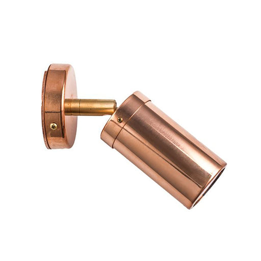 Buy Exterior Spotlights Australia GU10 Exterior Single Adjustable Wall Pillar Light Copper IP54 - PG1ACEC