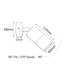 Buy Exterior Spotlights Australia MR16 12V Exterior Single Adjustable Wall Pillar Light White IP65 - PM1AWH