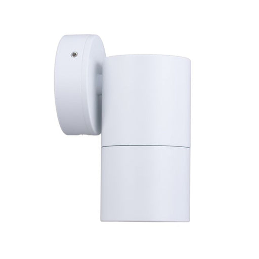 Buy Exterior Wall Lights Australia MR16 12V Exterior Single Fixed Wall Pillar Light White IP65 - PM1FWH