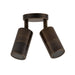Buy Exterior Spotlights Australia GU10 Exterior Double Adjustable Wall Pillar Light Antique Brass IP65 - PG2ABR