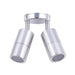 Buy Exterior Spotlights Australia MR16 12V Exterior Double Adjustable Wall Pillar Light Anodized Aluminium IP65 - PM2ASHSIL