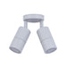 Buy Exterior Spotlights Australia GU10 Exterior Double Adjustable Wall Pillar Light Matt Grey IP65 - PG2ASIL